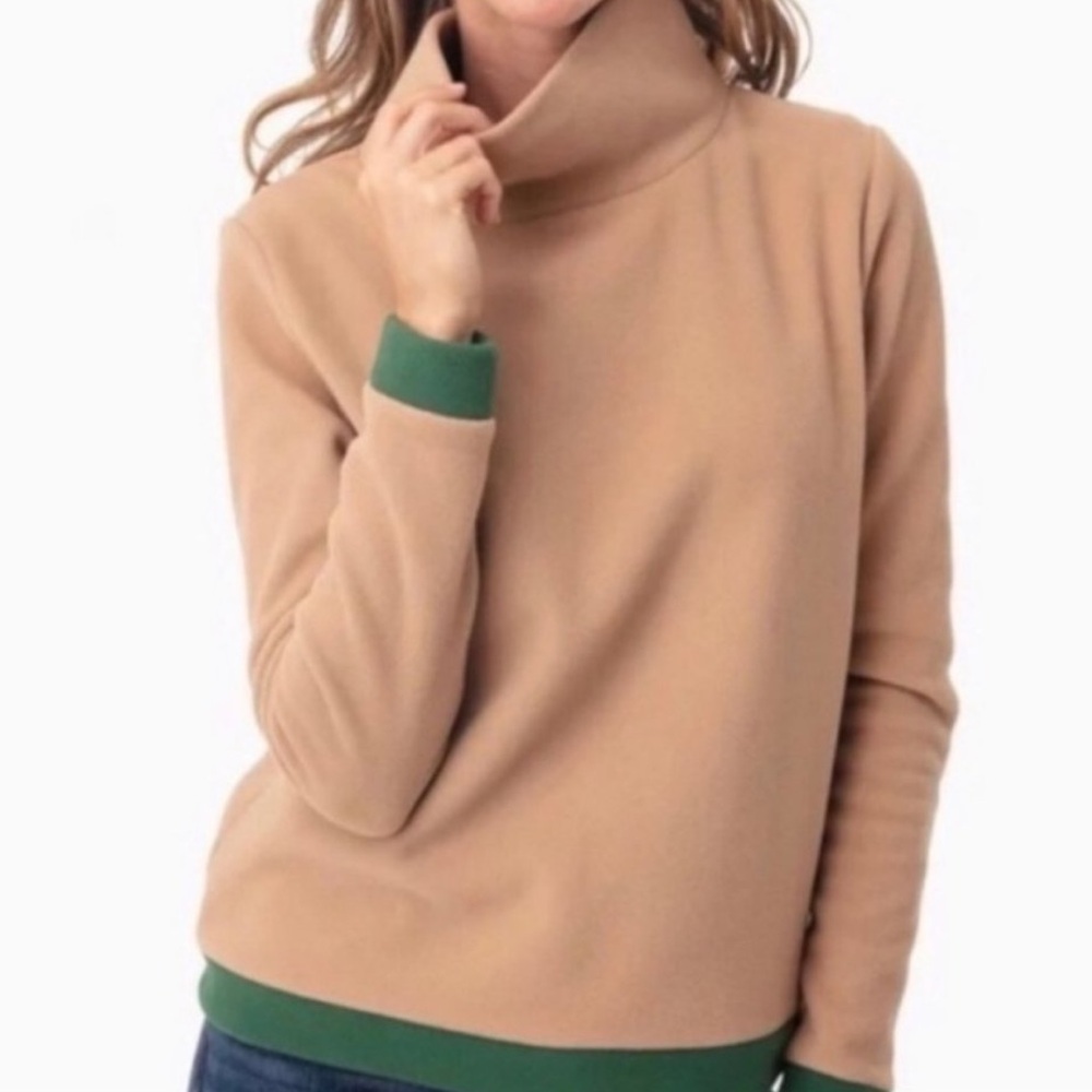 Dudley Stephens Park Slope Vello Fleece Camel Colorblock